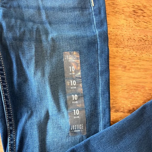 Justice jeans Girls 10 SLIM - Picture 3 of 5